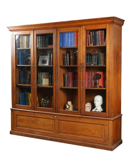 Large Period 4 Door Cabinet 2 Parts